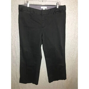 Womens Banana Republic Pants The Logan Fit Black Stretch Business Career Work